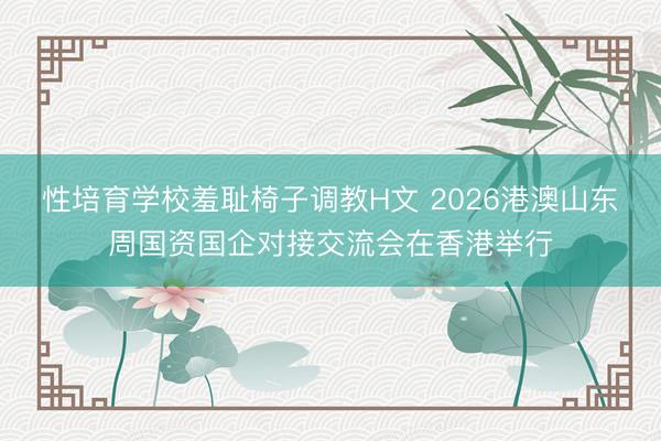 性培育学校羞耻椅子调教H文 2026港澳山东周国资国企对接交流会在香港举行