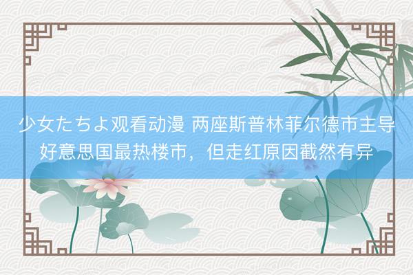 少女たちよ观看动漫 两座斯普林菲尔德市主导好意思国最热楼市，但走红原因截然有异