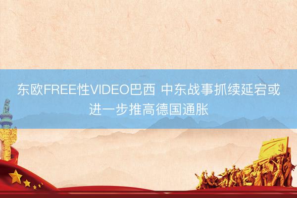 东欧FREE性VIDEO巴西 中东战事抓续延宕或进一步推高德国通胀